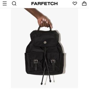 Tory Burch Nylon Flap Backpack